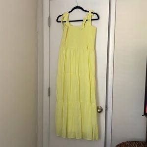 Bright Yellow Summer Dress